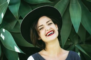 smiling woman